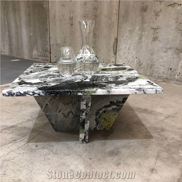 Primavera Marble Criss Cross Coffee Table By Lisa Jennings