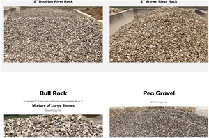 Realitos River Rock And Brown River Rock