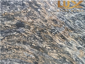 Brazil Cosmic Gold Granite Salbs,Brazil Black Slabs