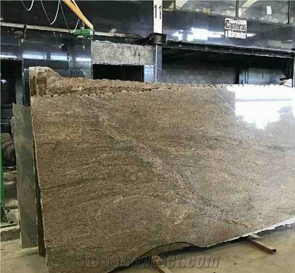 Amarillo Venezuela Granite Slabs, Giallo Guaimir Granite