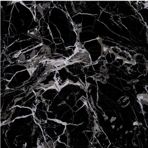Royal Black Marble Slabs, Tiles