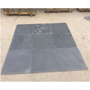 High Quality Natural Black Slate Flooring Tiles