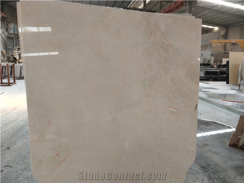 Turkish Beige Stone Slab And Tile Aran White Marble