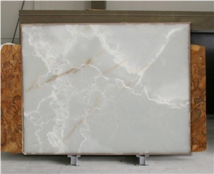 Onice Bianco- White Onyx Slabs