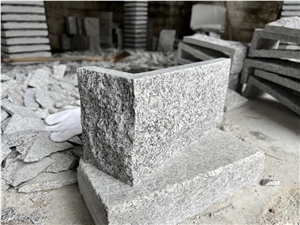 Canada Grey Granite Mushroomed Stone Cladding Wall Tiles