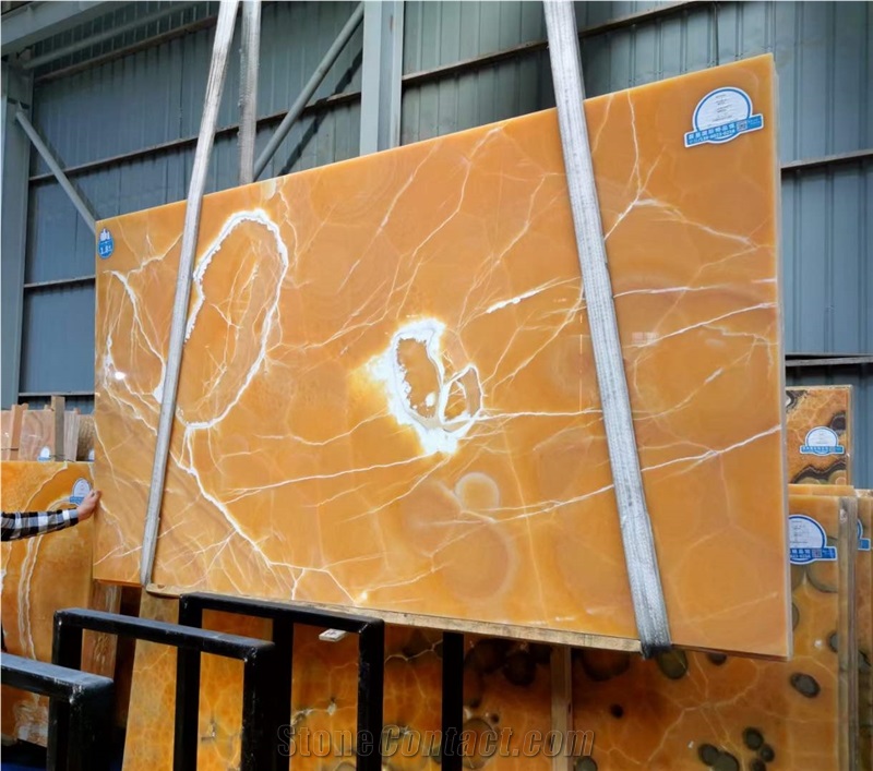 Honey Onyx Gold Yellow Natural Onyx Slabs And Tiles