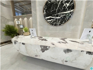 Luxury Stone White Jade Onyx For Wall Decoration