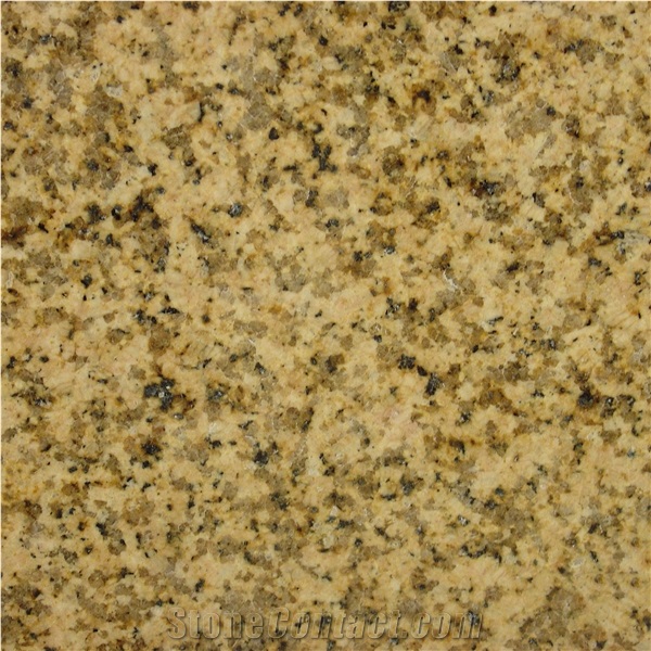 New G682 Golden Diamond Yellow Granite Slabs & Tiles