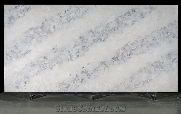 Polished Surface Engineered Stone Slab For Wall