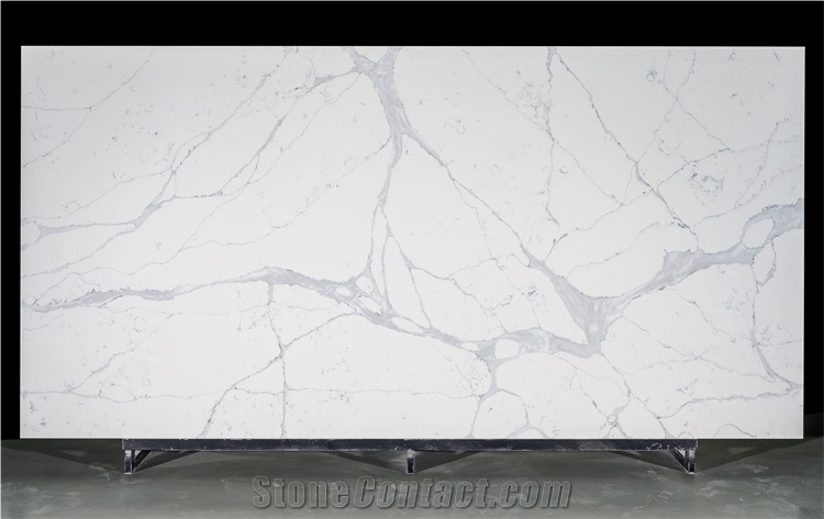 Popular Quartz Pattern Color Engieered Stone For Wall