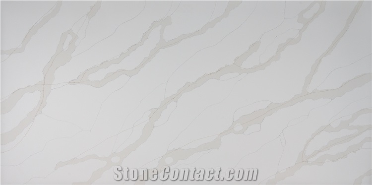 White Gray Grey Quartz Slab Stone For Home Hotel Project