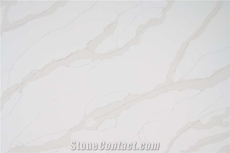 White Gray Grey Quartz Slab Stone For Home Hotel Project