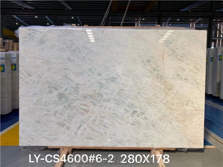 Hot Sell Popular Color Natural Quartzite In Blue White Color