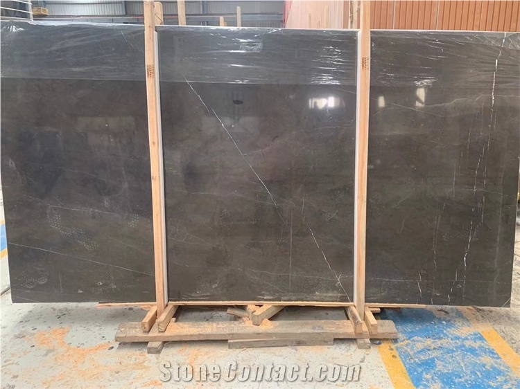 Polished Natural Marble Slab Stone With White Veins