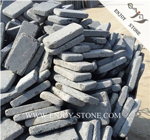 Basalt,Tumbled,Courtyard/Walking Paver,Cobblestone,Paving