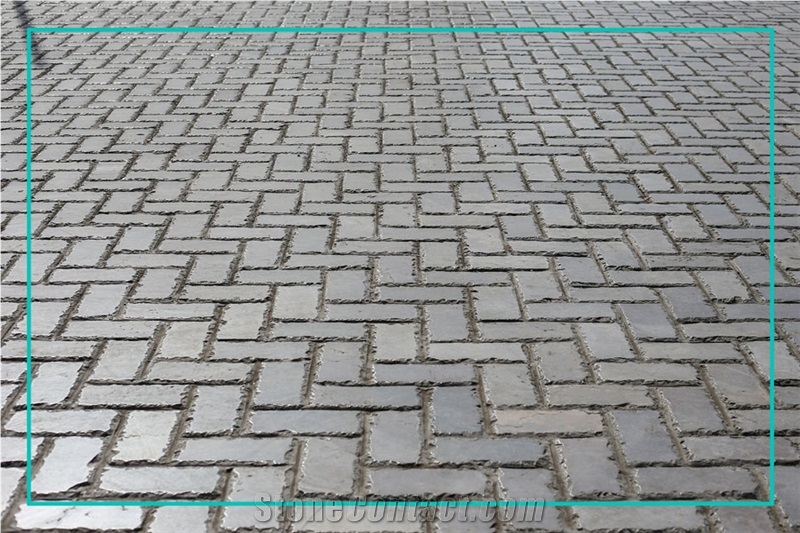 Hammered Classic Marble Pavers, Grey Marble Pavers
