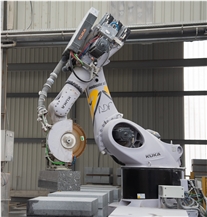 KUKA- Robots Cutting And Finishing Machine
