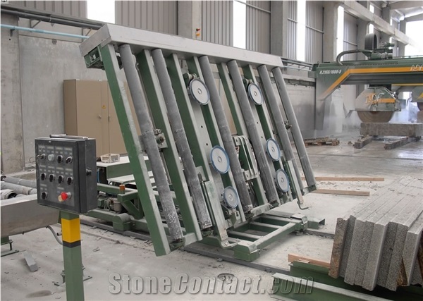 Slabs Loading Trolley With Suction Cups- Automatic Loader, Unloader For Slabs