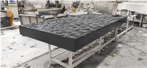 Water Drop Surface Shanxi Black Granite