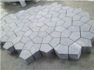 G603 Granite Own Quarry Cobblestone, Pavers