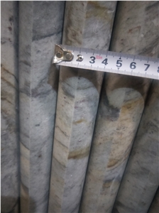 River Gold Granite Full Bulnose Kitchen Countertop