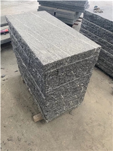 Nero Santiago Granite Stone Steps,Split Edge Steps