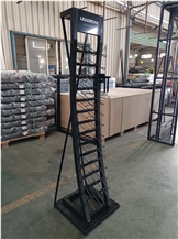 Customized Quartz And Marble Showroom Display Rack