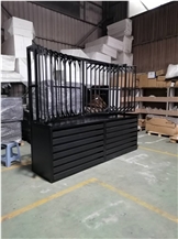 Page Turning Style Tile Display Rack With Drawers