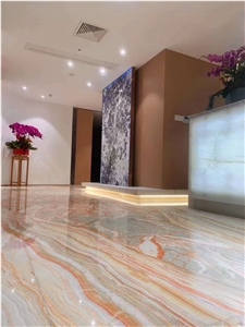 Iran Multicolor Onxy Polished Floor Tiles & Wall Slabs