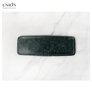 UNION DECO Natural Marble Tray Storage Serving Tray