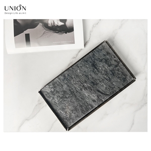 UNION DECO Naturalstone Black Amenity Tray Coffee Table Tray