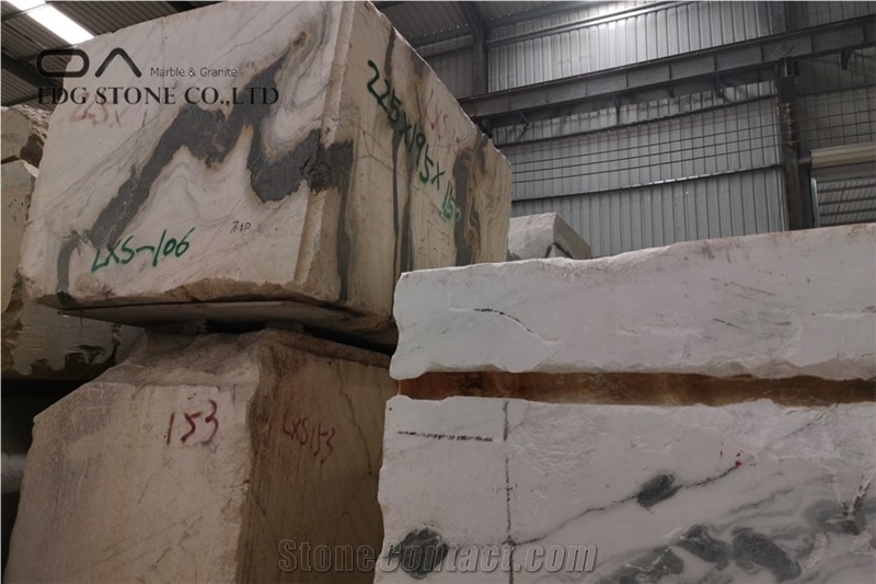 Cheap Prices Chinese Panda White Marble Blocks