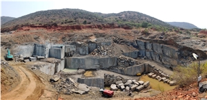Milestone Black Galaxy Granite Quarry