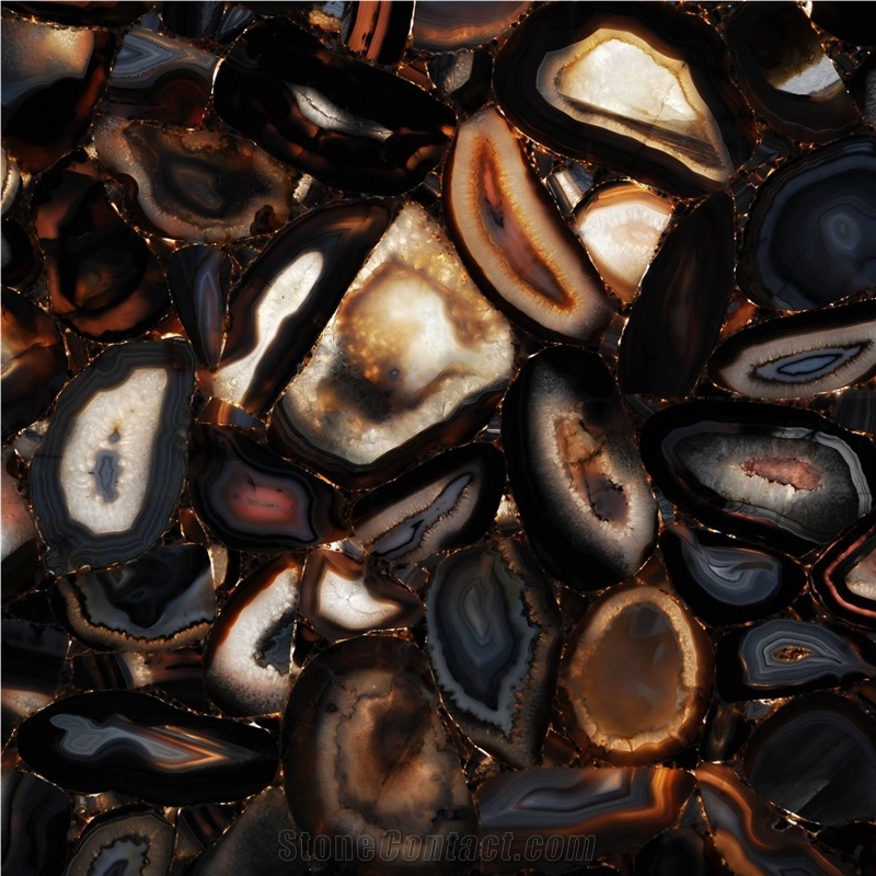 Agate Hypnosis Semiprecious Stone Slabs