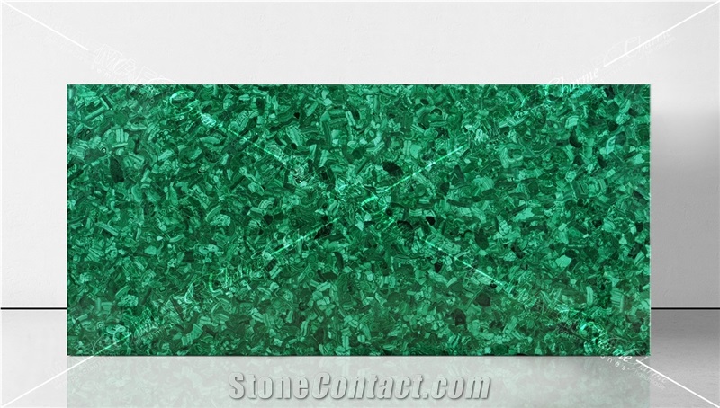 Green Malachite Semiprecious Stone