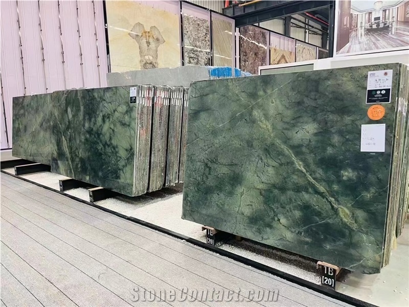 China Jade Marble China Green Yunnan Green Marble Slab