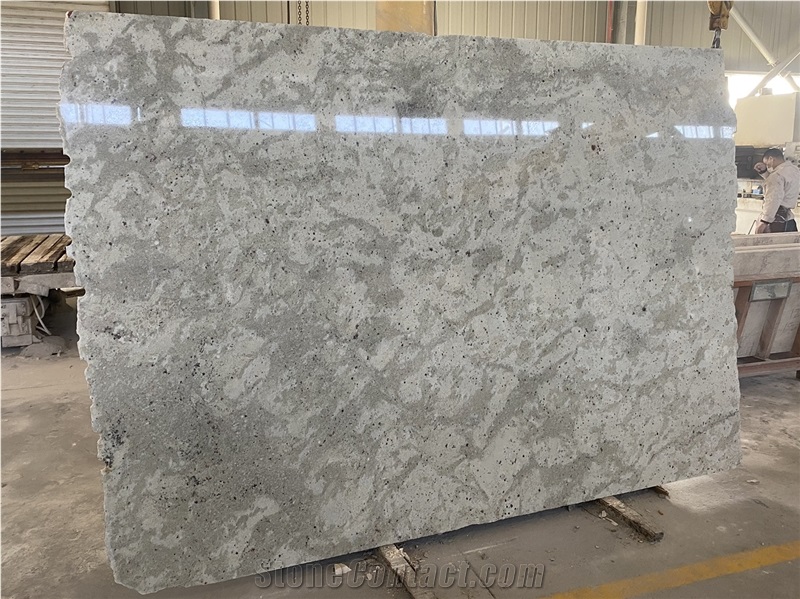 7Mm Andromeda White Thin Stone Panels For Bathroom