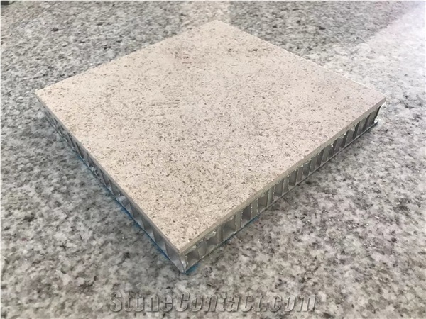 Botticino Marble Honeycomb Backed Stone Panels