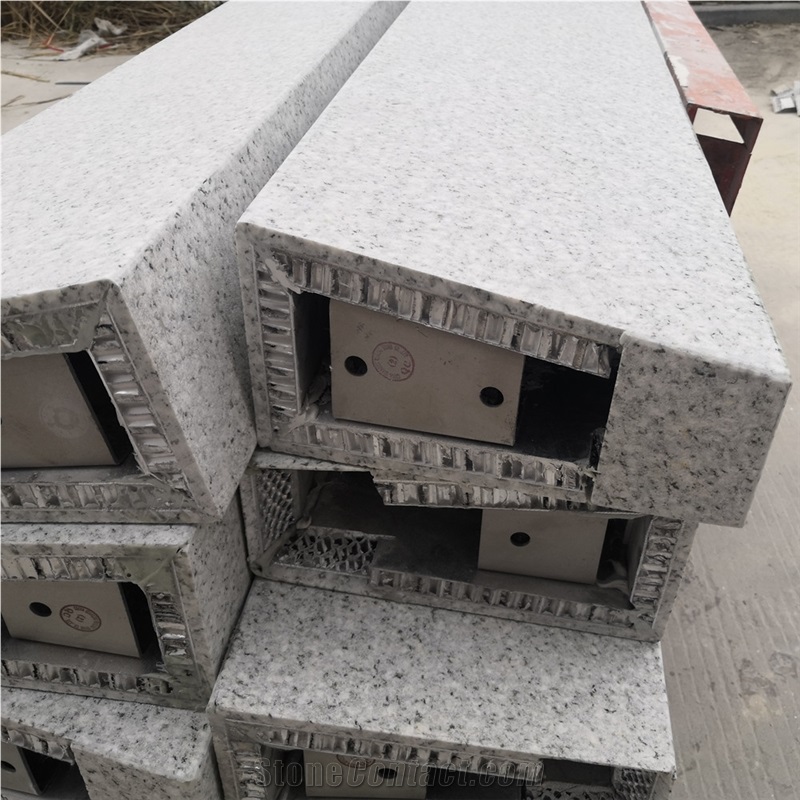 Ice Sapphire Granite Backed Aluminum Honeycomb Panels