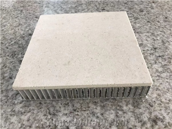 Turkish White Limestone Honeycomb Backed For Wall Cladding