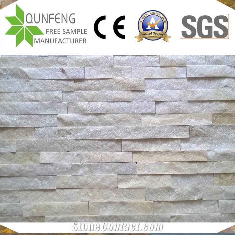 China Beige Culture Stone Quartzite Wall Cladding Panels
