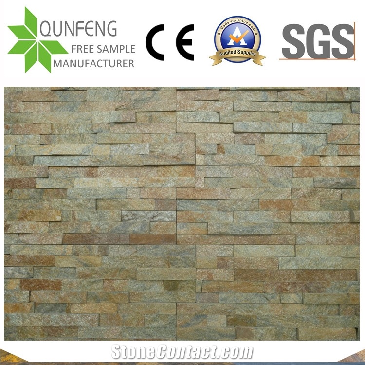 Quartzite Split Face Culture Stone Veneer Panel