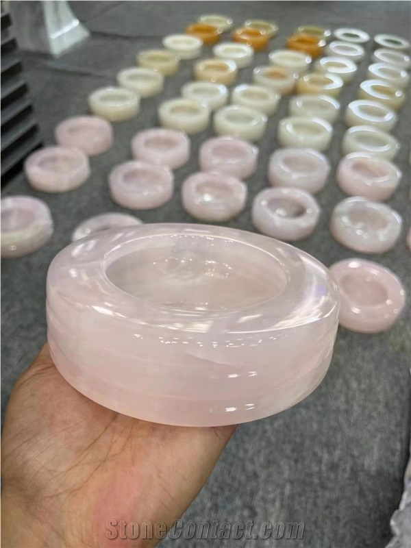 Wholesale Natural  Jade Ashtray For Home Decoration
