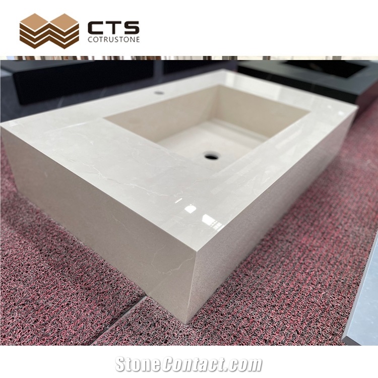 White Thin Sintered Stone 6Mm Kitchen Desk Top Calacatta