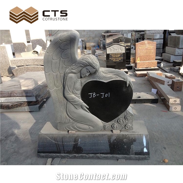 Granite Angel Memory Tombstones Monuments Customized