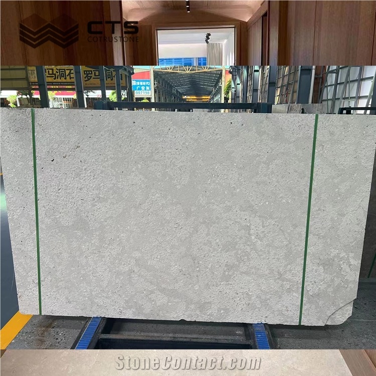Limestone Slab White Color Best Price Top Quality Floor Tile