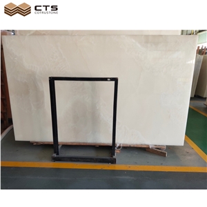 Pure White Pervious Light Onyx For Wall Waterproof Composite