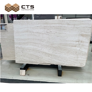 Wholesale White Unfilled Good Travertine Slab Custom Surface