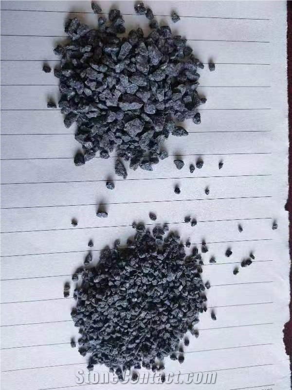 Black Granite Crushed Chips Gravel Aggregate