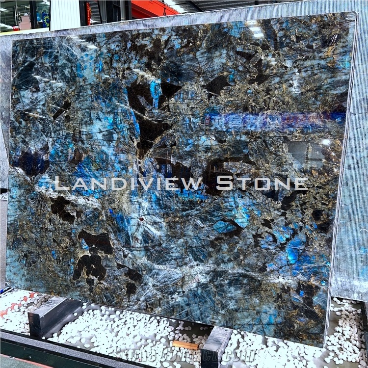 Blue River Labradorite Lemurian Blue Granite Slabs